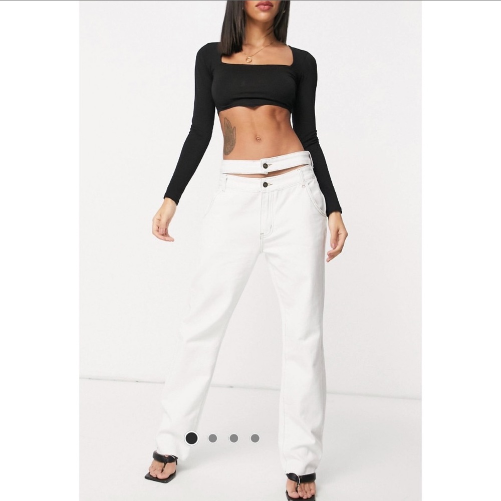 LIONESS | Straight Leg Jeans in Black